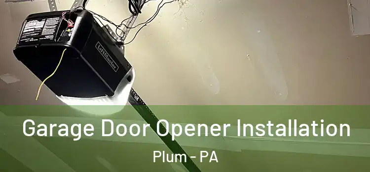  Garage Door Opener Installation Plum - PA