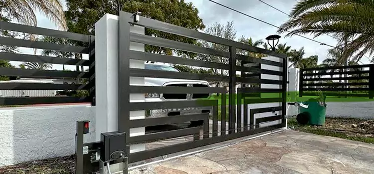Automatic Driveway Gate Installation Plum