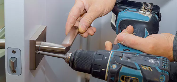 Security Door Lock Installation Plum